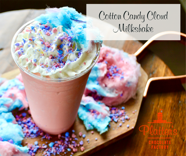 Cotton Candy Cloud Milkshake - May Special