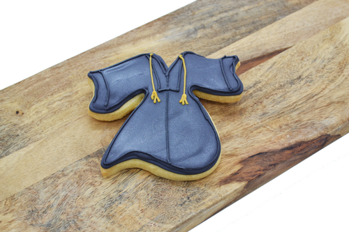 Graduation Gown Shortbread Cookie