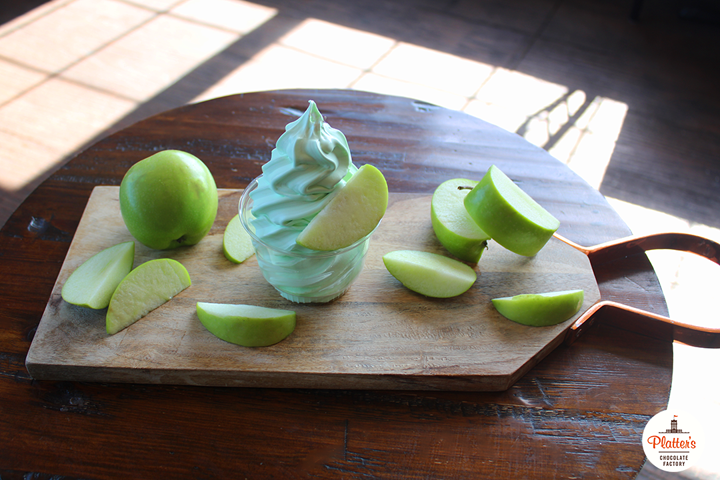 Green Apple Custard