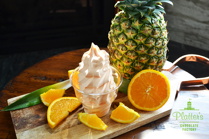 Custard of the week is Orange Pineapple 